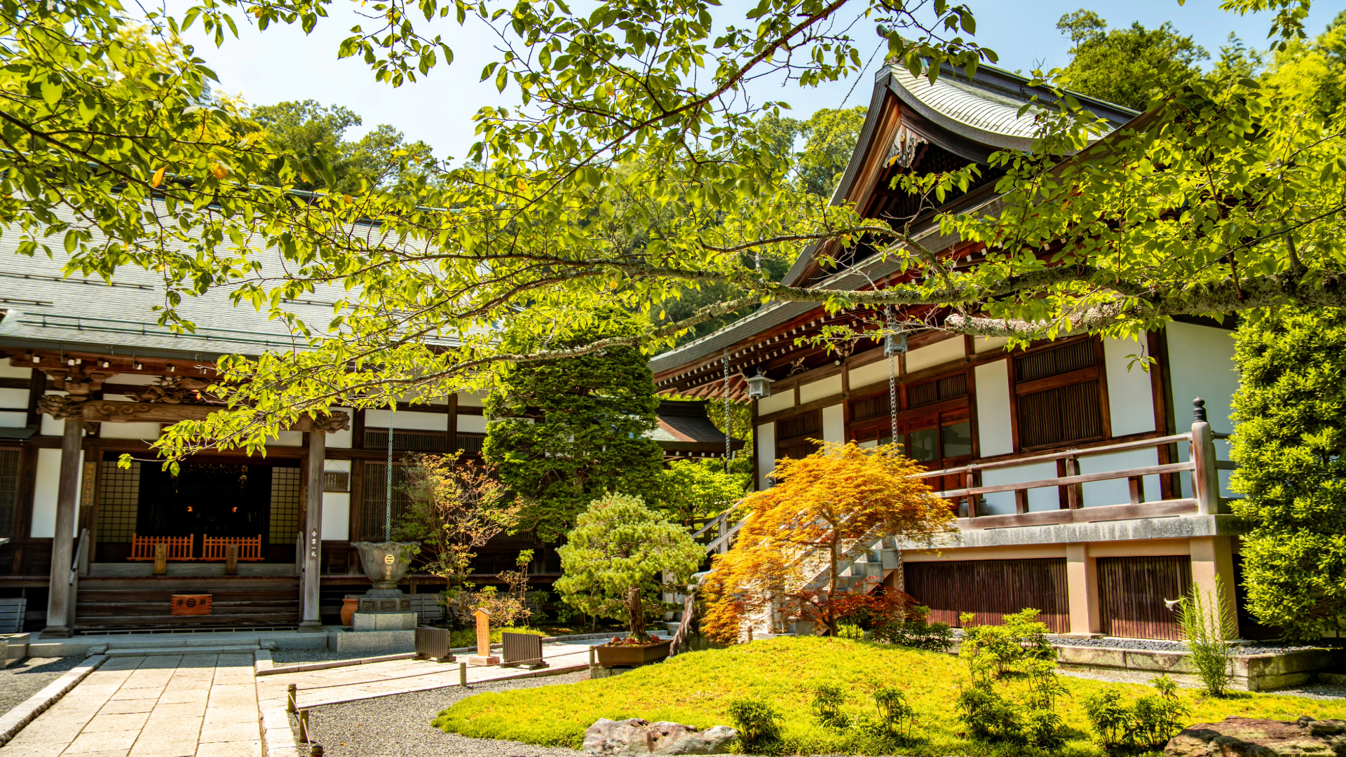 Hidden back streets and temples of Kamakura beyond the main tourist path, Japan